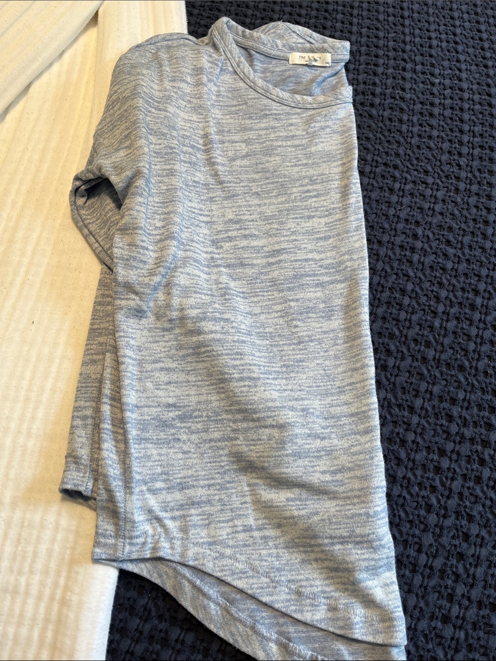 Rag and Bone weathered long sleeve oversized top